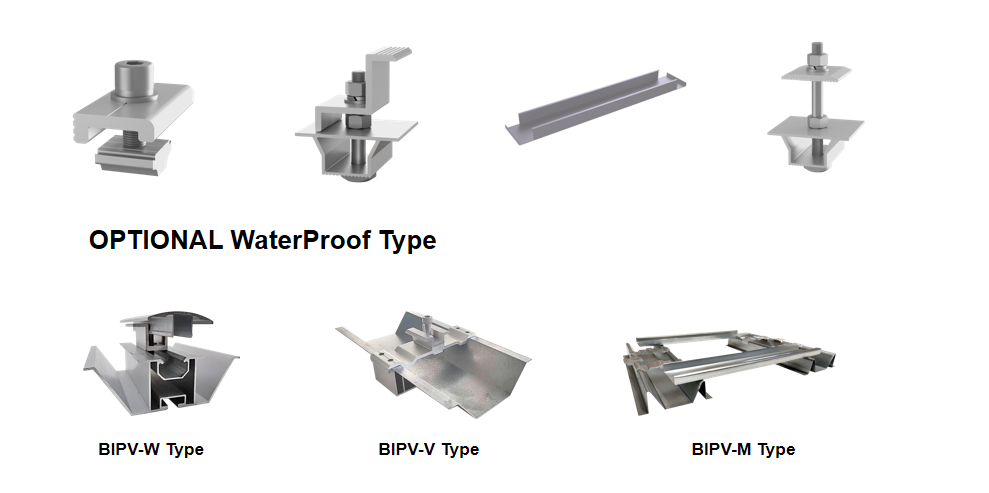 BIPV Roof Solar PV Mounting System BIPV Roof Solar PV Mounting System