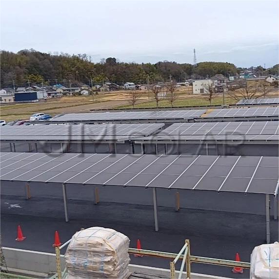 Project Update | JinMega Double-Column Solar Carport Project in Japan